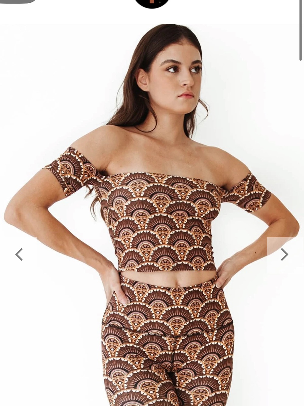 Crop top and legging set